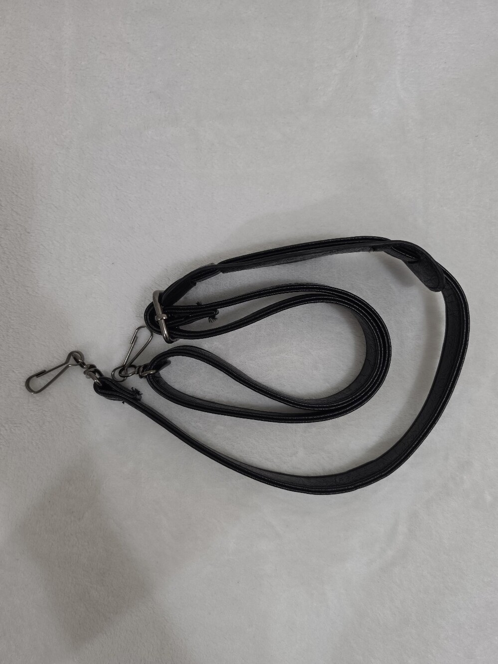Faux Leather Mini Y2K Silver Studded Crossbody Bag with Long Tassels in Black - Picture 12 of 13
